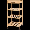 Bamboe trolley 33 x 33 x 73,5 cm | Action NL Online