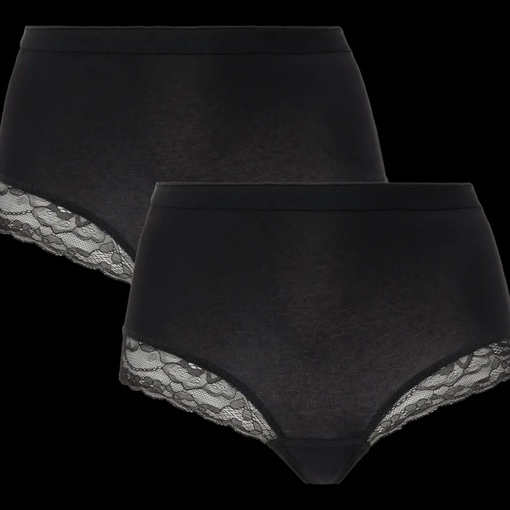 Dolce Bella kanten midi-slips Vrouw 2 Stuks | Action NL New