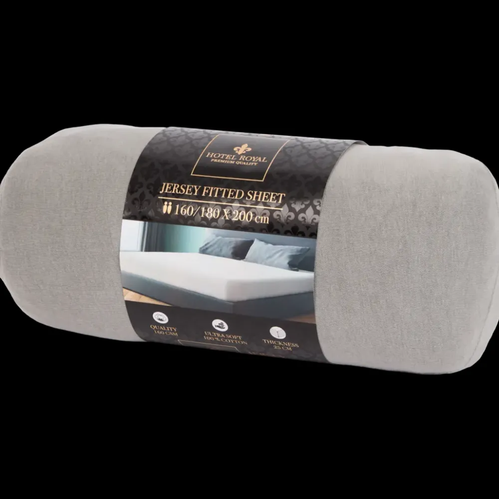 Hotel Royal jersey hoeslaken 180 x 200 cm | Action NL New