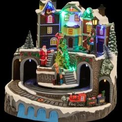 Magic Village kerstdecoratie met licht | Action NL Online